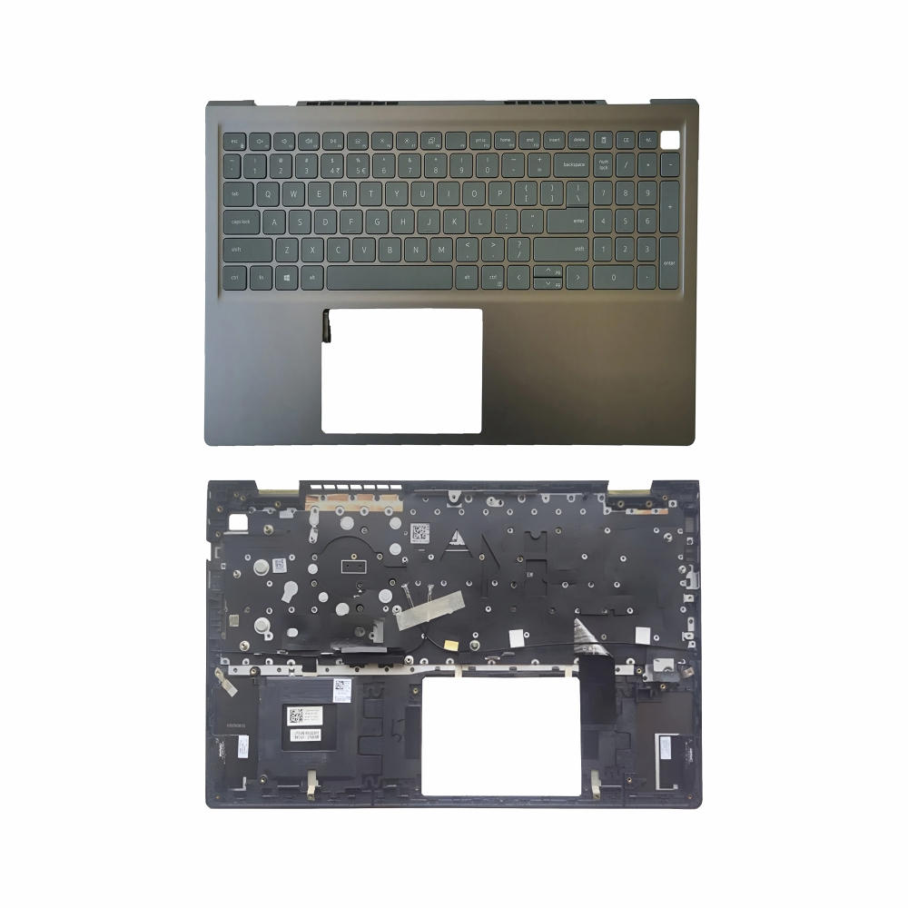 Touch Panel For Dell Vostro 15-5510/5515 Palmrest Touchpad Without Logic Card With Keyboard Grey