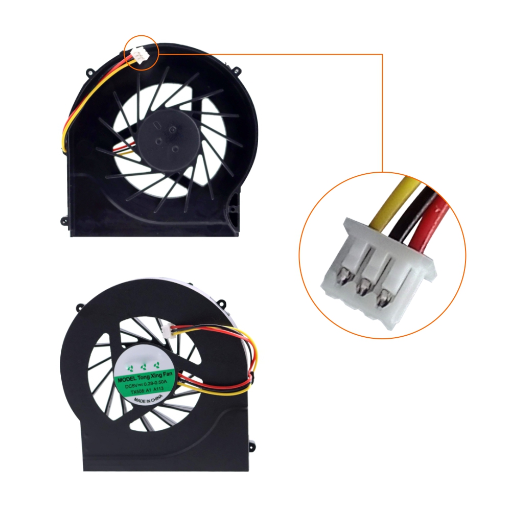 Laptop Fan For HP Pavilion DV6-3000 DV6 3000 DV7 DV7-4000 DV6-3000 3018TX DV6-3152TX Series CPU Cooling Fan