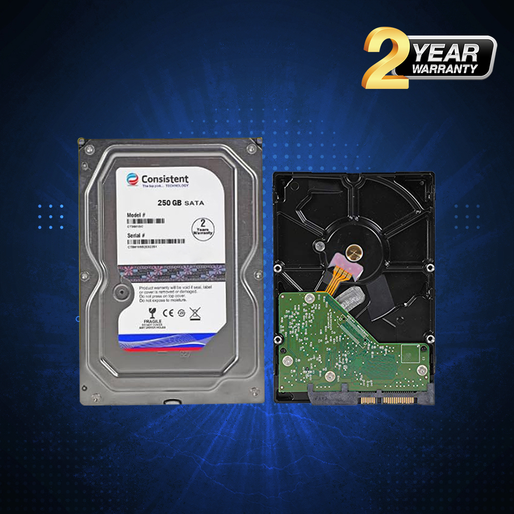 Consistent 250GB SATA 3.5 Inch Internal Hard Disk Drive HDD For Desktop