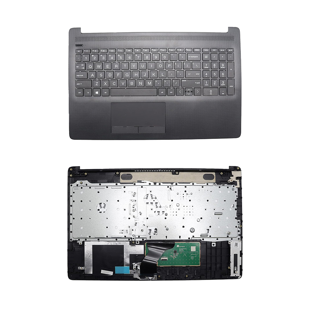 HP Laptop Palmrest Assembly With Keyboard & Touchpad – For 15-DA/15-DB Series – Gray, L20386-001