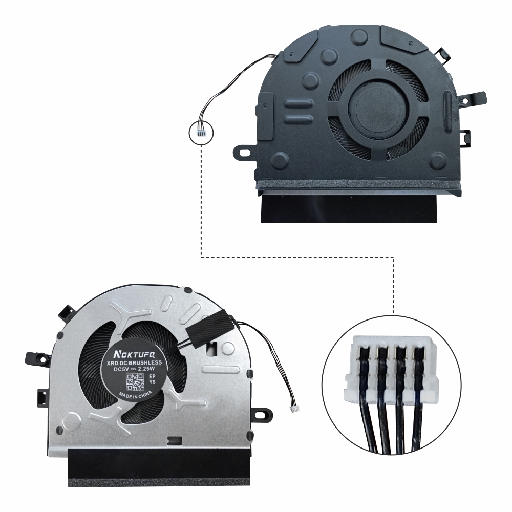 Laptop Fan For Lenovo IdeaPad 320S-14IKB 520S-14IKB Series CPU Cooling Fan