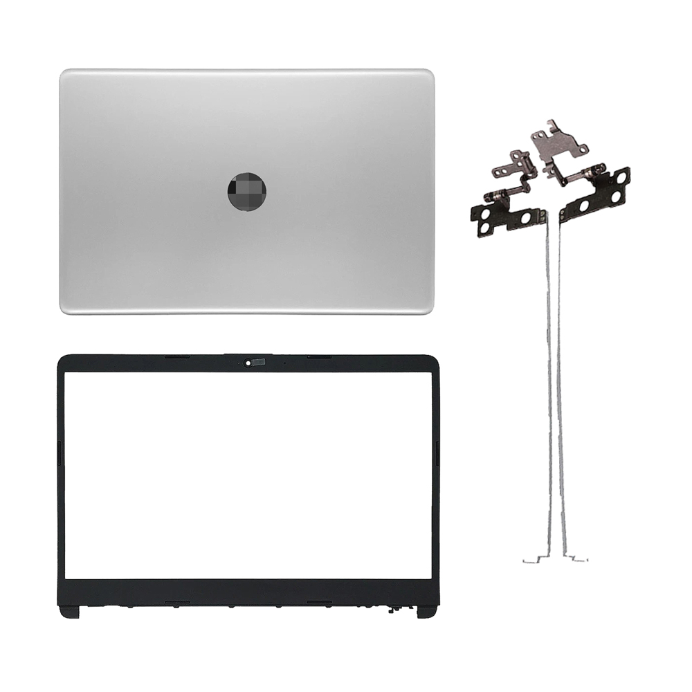 Screen Panel For HP 14-CF 14-DF 14-DK 14-DP 14S-CR 14S-CF 240 245 G8 Lcd Back Cover/front Bezel Cover Screen Frame With Hinge Silver