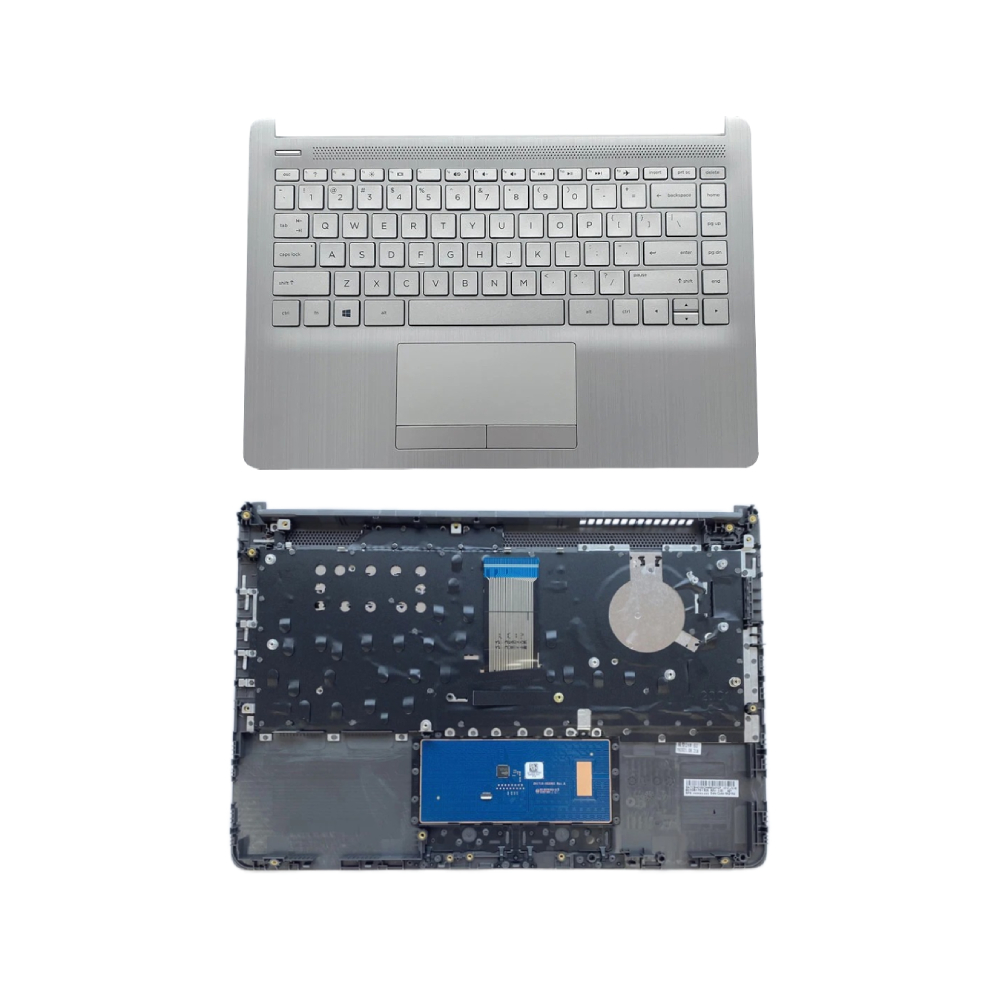 Touch Panel For HP 240 245 246 G8 14-CF 14-DK 14-CR DF 14S-CF Palmrest Touchpad With Logic With Keyboard Card Silver