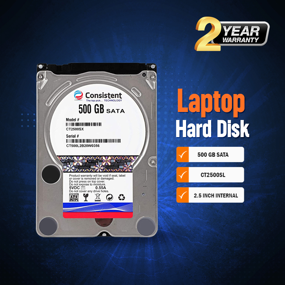 Consistent 500GB SATA Inch Internal Hard Disk Drive HDD For Laptop