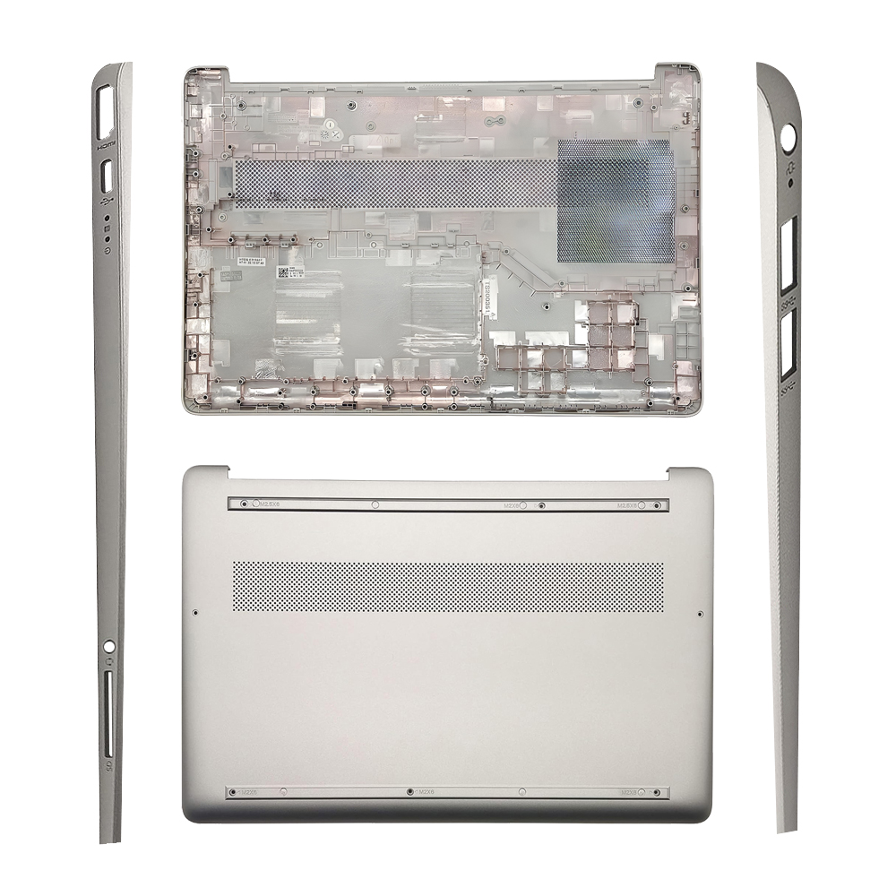 Base Panel For HP 15-DY 15T-DY 15-EF 15Z-EF 15S-EQ 15S-FQ 15S-FR Bottom Base Lower Case Cover Silver