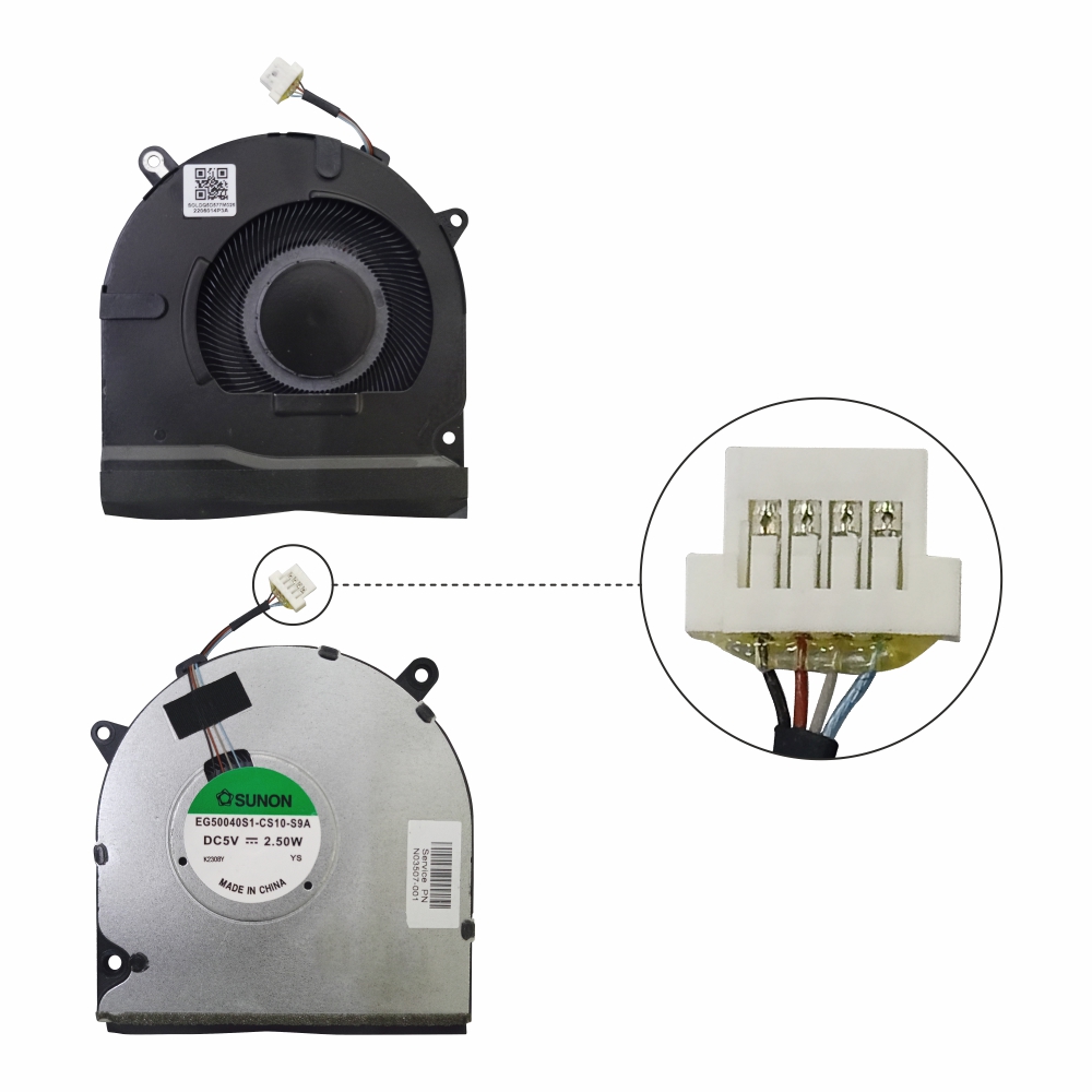 Laptop Fan For HP Pavilion 15EG CPU Cooling Fan