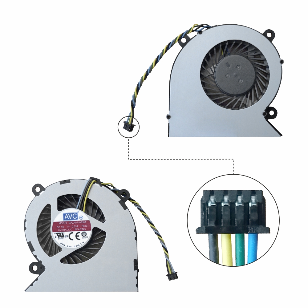 Laptop Fan For Lenovo Aio A340-22IGM A340-22IWL Series CPU Cooling Fan
