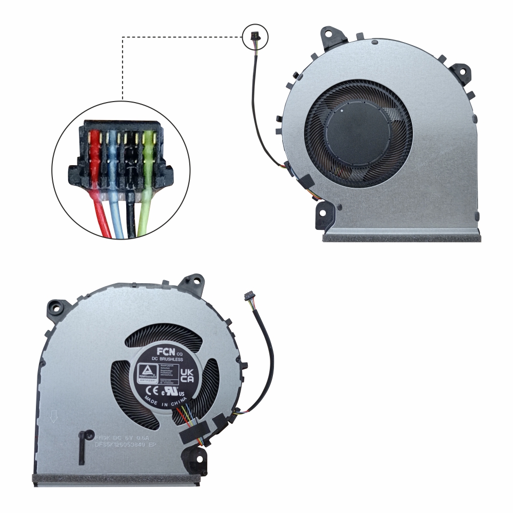 Laptop Fan For Asus F515 X415 X515 Series CPU Cooling Fan