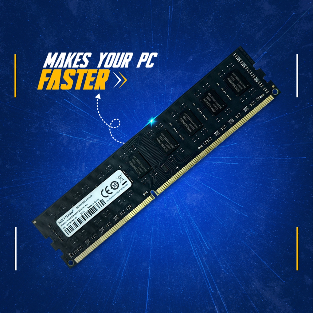 Hikvision Desktop Ram 4GB DDR3 1600MHz 12800