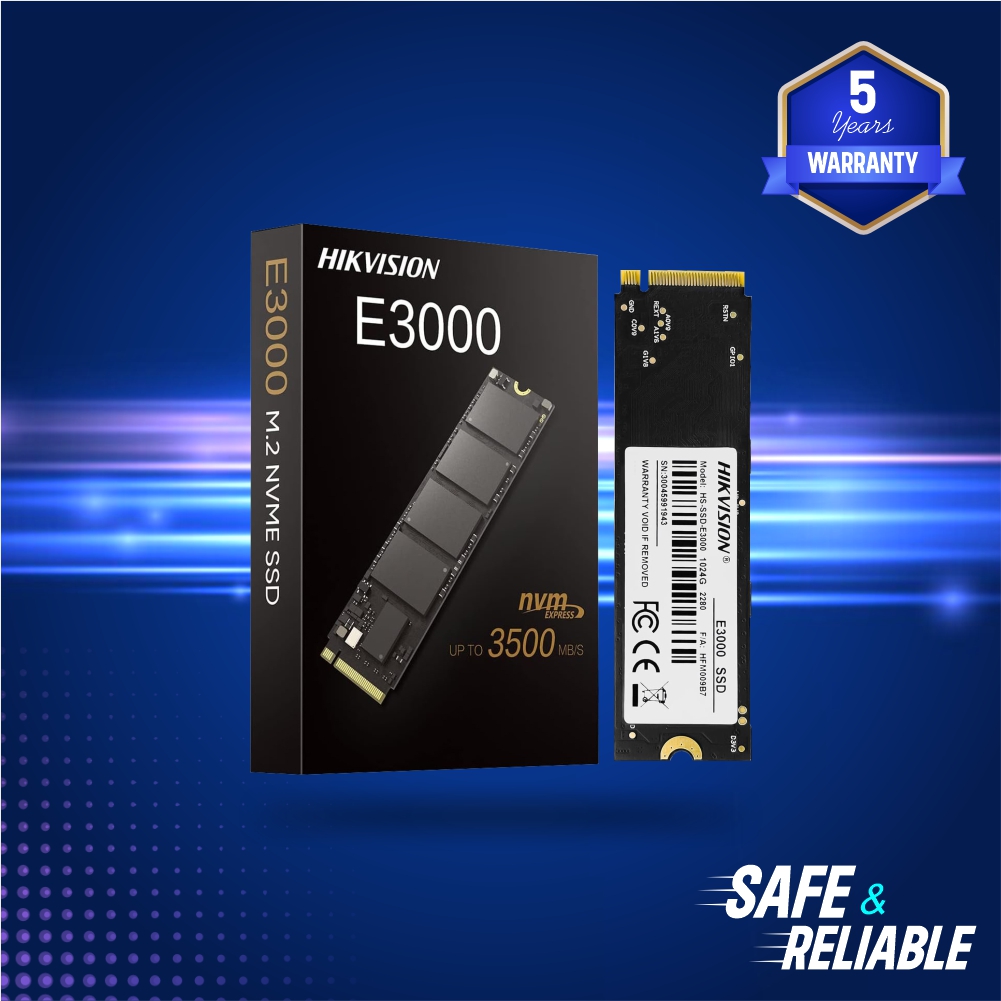 Hikvision SSD 1TB 2.5 Inch NVME Internal SSD With 5Years Warranty