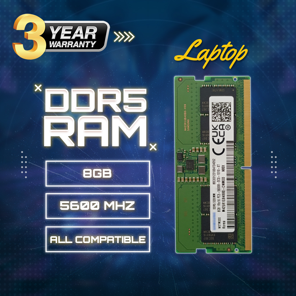 Refurbished Laptop Ram 8GB DDR5 5600MHz