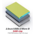 HIKVISION Portable HDD T30 HardDisk / HIK VISION USB 3.0 External Hard Disk Drive/1TB/2TB/Blue/Green/Grey/Rubber Cover