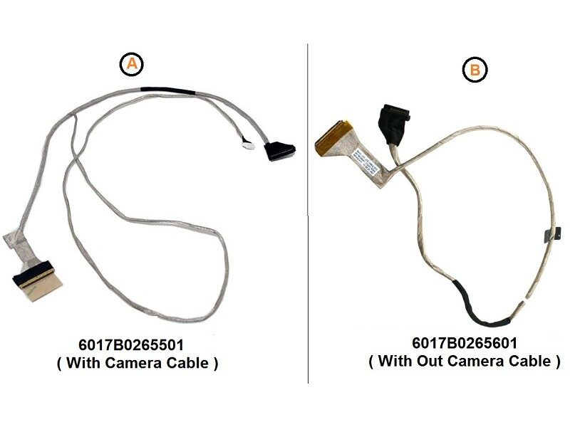 Display Cable For Toshiba Satellite C650, C650D, C655, C655D, 6017B0265501, 6017B0265601, V000210510, V000210490 LCD LED LVDS Flex Video Screen Cable